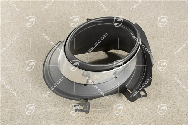 Końcówka, okrągła, Sportowy układ wydechowy, Aluminium, L