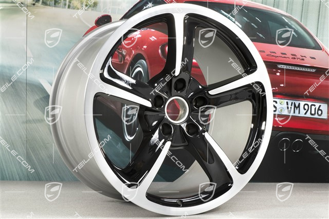 20" felga Sport Techno, 11,5J x 20 ET48, czarny wysoki połysk