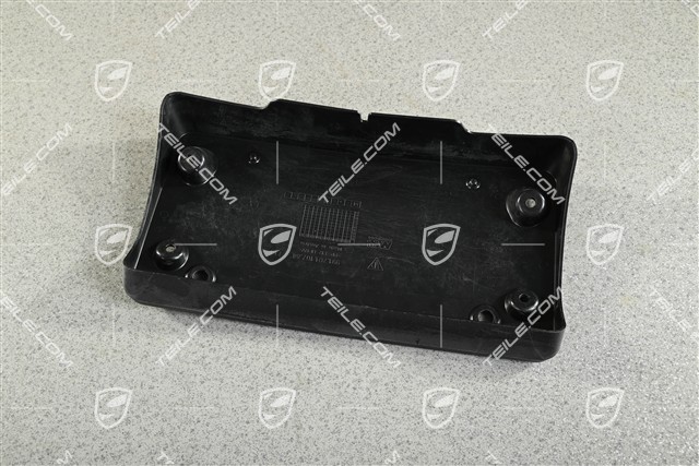 Front bumper number / Licence plate support, Black matte, GT2 RS