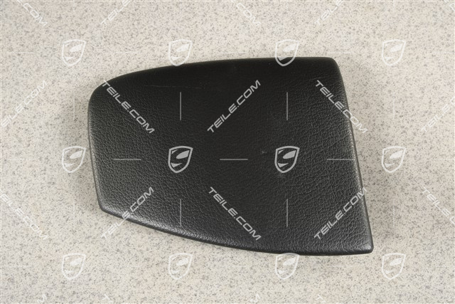 Centre console side trim, leatherette, Black, R