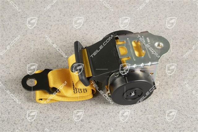 Pas bezpieczeństwa, cabrio, tył, żółty "speed yellow", L