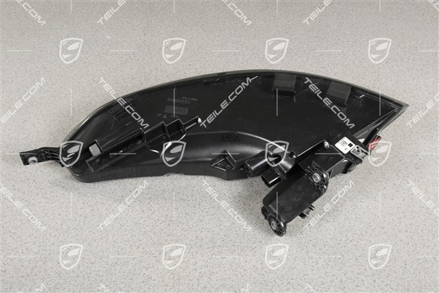 Rear light, dark / black, outer part, L