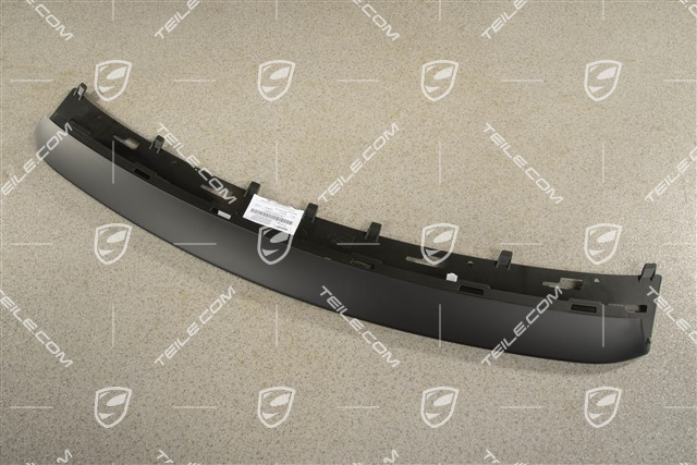 Front bumper lip spoiler, Cover, GTS, Sport Design, Black matte