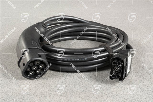 Charging cable with industrial connector, 7,5m length / 7,2kW Hybrid