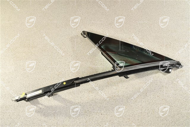 Szyba boczna drzwi przednich, trójkąt, Zielona szyba aterrmiczna, L