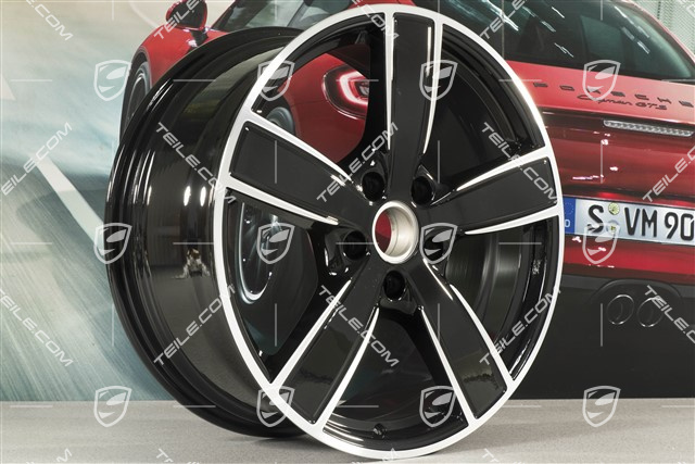 20" Felge Sport Classic Komfort, 9J x 20 ET50, schwarz hochglanz