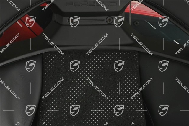 GT3 Klappschalensitze, Carbon, Stoff+Leder, schwarz/silber, Satz (links + rechts)