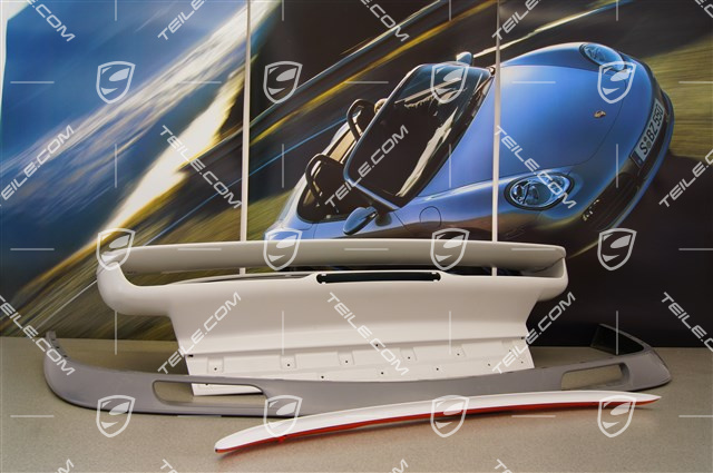 Aero Kit "C4S", spoiler tylny (maska silnika + skrzydło) + spoiler przedni (listwa)