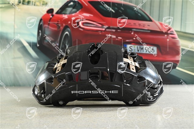 Zacisk hamulcowy przedniej osi, Czarny połysk, L