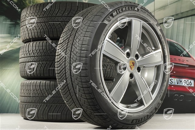 20-inch Cayenne COUPE Sport Classic winter wheel set, rims 9J x 20 ET50 + 10,5J x 20 ET55 + Michelin winter tyres 275/45 R20 + 305/40 R20, with TPMS