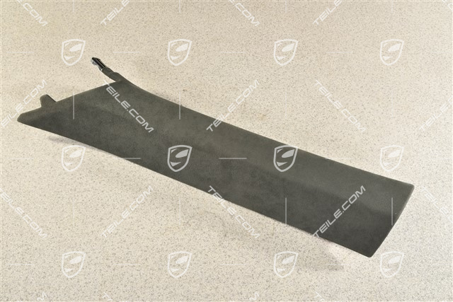 Verkleidung von A-Säule, Mikrofaser Schwarz, Coupe, L
