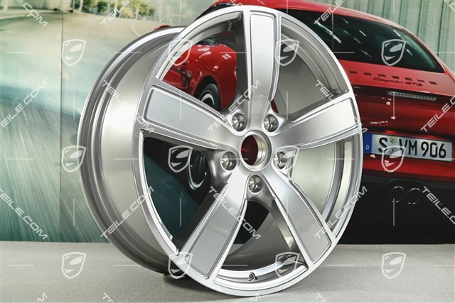 20" Felge Carrera Sport, 8,5J x 20 ET57, Platinsilber Metallic