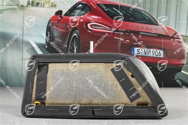 Tylne oparcie odcinka lędźwiowego, Skóra marszczona, Metropole blue, Cabrio, R