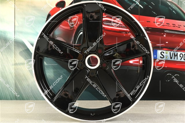 19" Felga "SportClassic", 9J x 19 ET21, czarny wysoki połysk