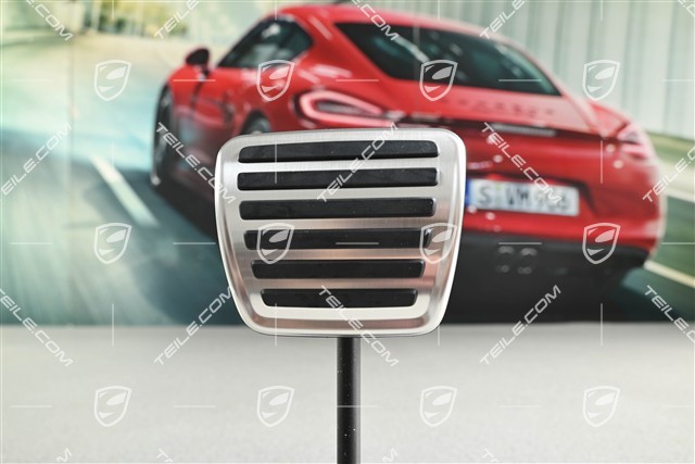Brake pedal pad / pedal cap, stainless steel
