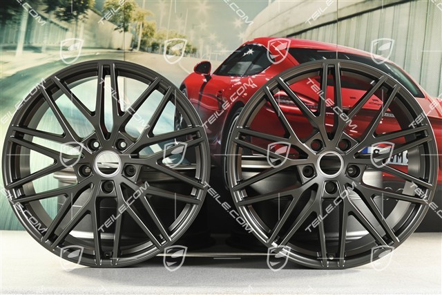 21" Komplet felg RS Spyder Design, 11J x 21 ET49 + 9,5J x 21 ET46, Turbonite
