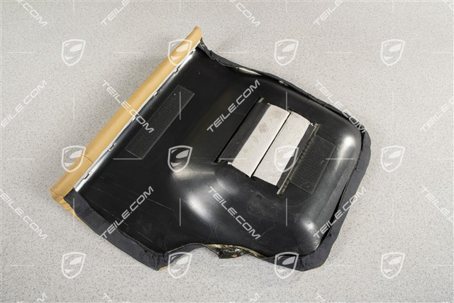 Back seat lower / cushion, Coupe/Targa, leatherette, Savannah beige, R