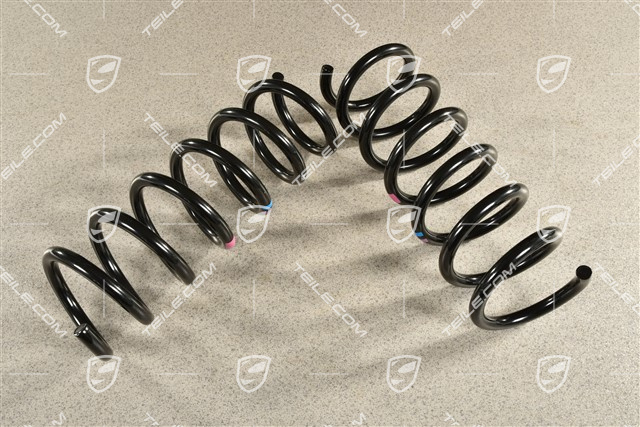 Schraubenfeder, Kennzeichnung Lila/Blau, L+R