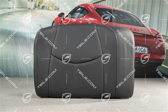 Notsitzrueckenlehne, Cabrio, Leder, Schwarz, R