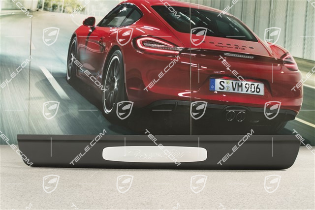 Schwellerleiste / Einstiegleiste - Blende mit Schriftzug BOXSTER, L=R