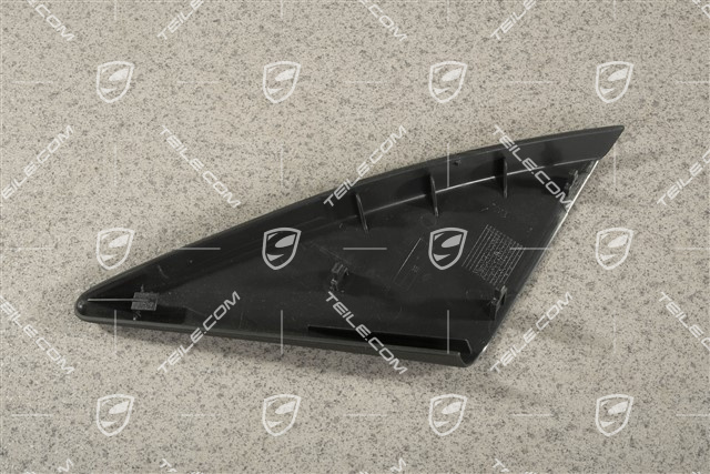 Osłona / blenda drzwi / lusterka, Czarna, R