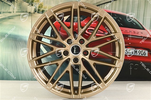 22" Macan RS Spyder Design wheel set, 9J x 22 ET29 + 11J x 22 ET47, neodyme