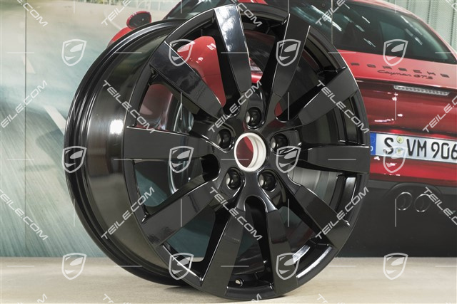 20" Felga, Sport Design II, 9J x 20 ET57, kolor: czarny (wysoki połysk)
