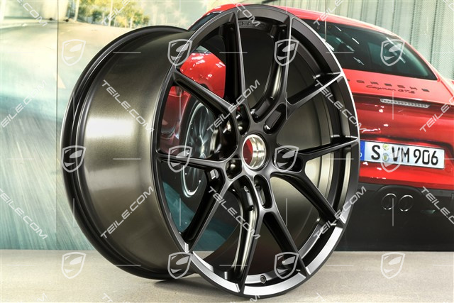21" 911 Carrera Leichtbauradsatz - Felge 11,5J x 21 ET67, Schwarz Seidenmatt