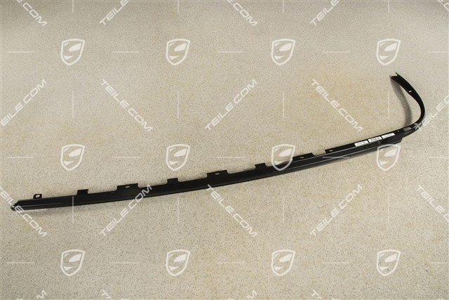Zierleiste, Tür hinten, Schwarz, L