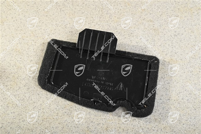 Kofferraum Abdeckung, Reifenfüllflasche, Teppich, Schwarz / C4