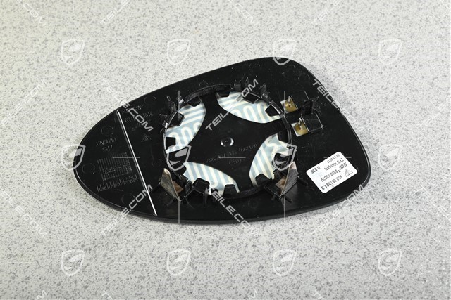 Szkło lusterka, wypukłe, pamięć, podgrzewane, RHD, L