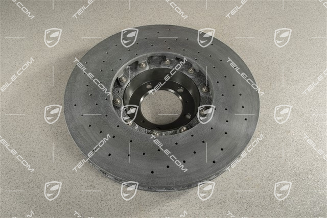 Turbo, PCCB, Keramik Bremsscheibe, Vorne, Schwarz / Gelb Bremssattel, R