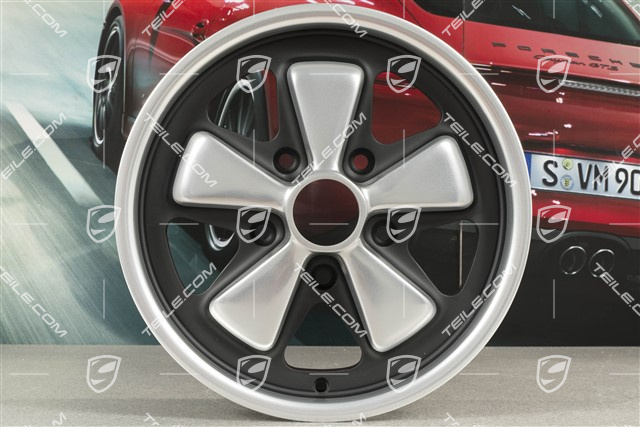 15" Felge, Fuchs - Flat Six, 6J x 15 ET36, Bj. 1972, restauriert