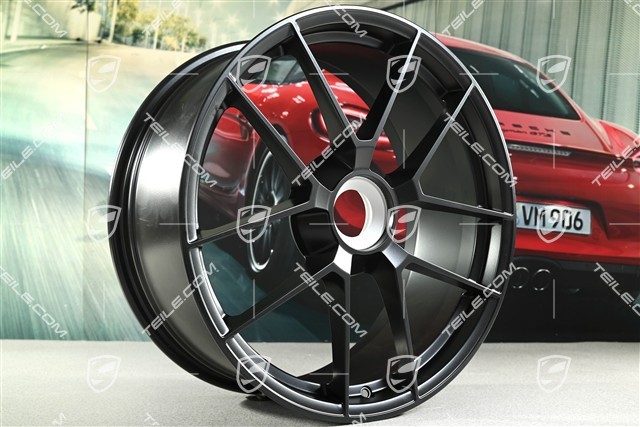 20" Felga "Carrera GTS", centralnie mocowana, 8,5J x 20 ET50, czarny satynowy półmat