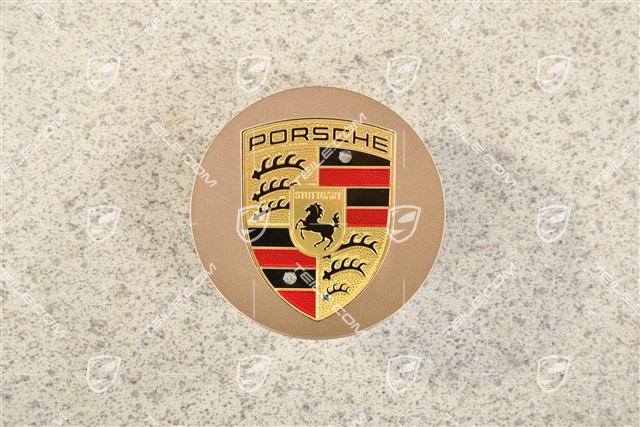 Hub cap, concave, coloured crest, Neodymium