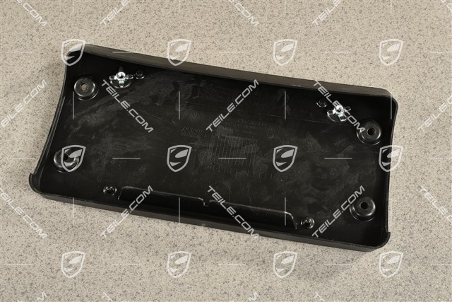 GT3, Front bumper number / Licence plate support, Black matte / Japan