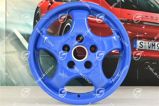 17" Felgensatz CUP I, 7J x 17 ET55 + 9J x 17 ET55, Maritime Blue