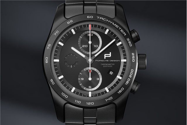 Porsche Design 911 992 Custom-built Chronograph, black titanium, caliber WERK 01.100