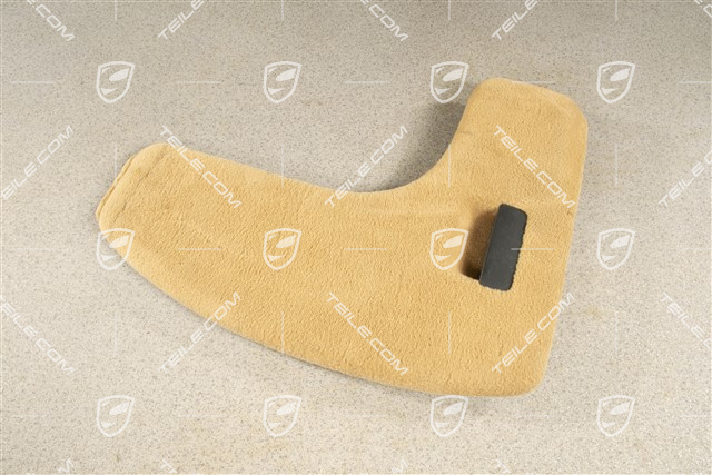 Deckel, Seitenwandverkleidung, Teppich / Tuftingvelours, Sandbeige, R