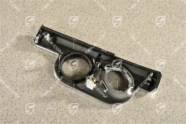 Dashboard trim / moulding, Ignition/Starter switch, Galvano silver RHD