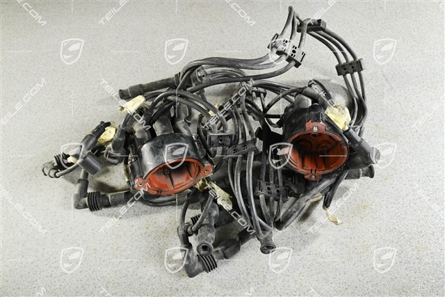 Ignition distributor caps complete with cables