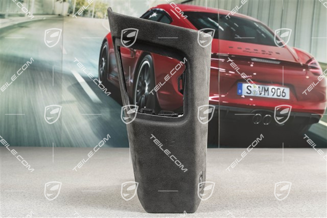 Verkleidung von B-Säule, Alcantara, Schwarz, Coupe, L