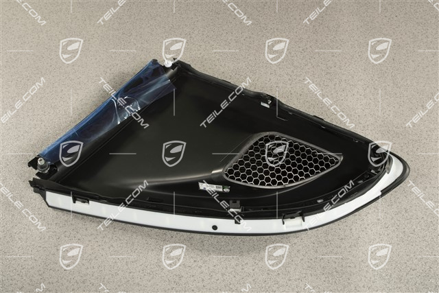 GT4RS Weissach Paket, Abdeckung Seitenfenster Lufteinlass, carbon glanzend, R