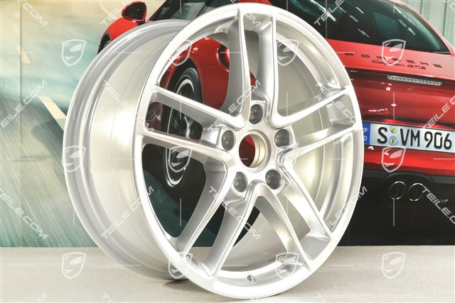 19-inch wheel, Panamera Turbo II, 10J x 19 ET 61, Brilliant Chrome Finish