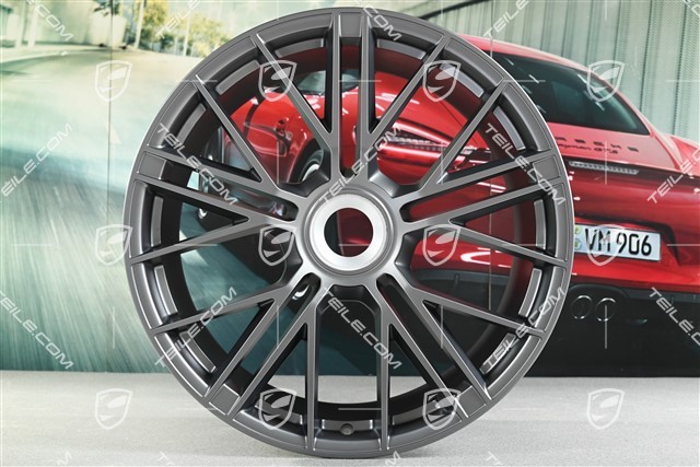 21" Panamera Turbo S wheel rim, 11,5J x 21 ET69, dark silver
