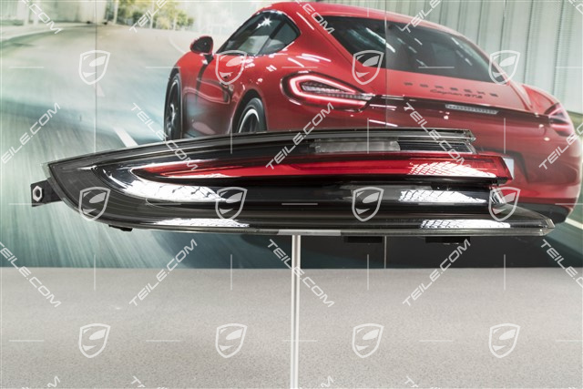 Rear light, dark / black, outer part, L