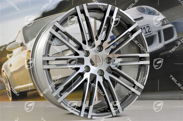 21-inch rims set Turbo III, facelift, 10J x 21 ET50, Titan