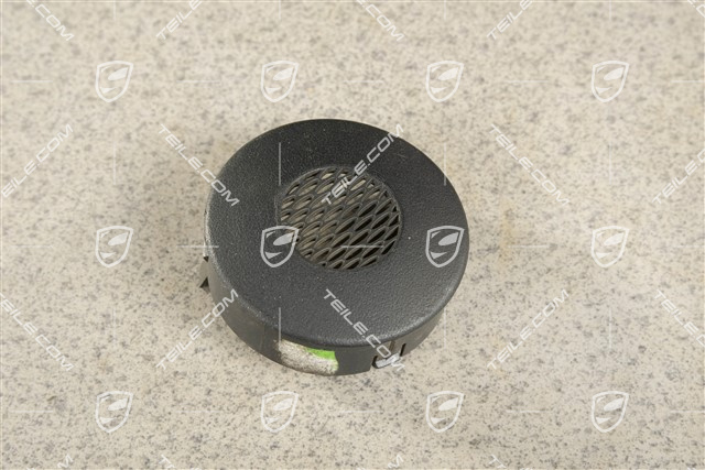 Rosette, Temperature sensor, Leather, Black