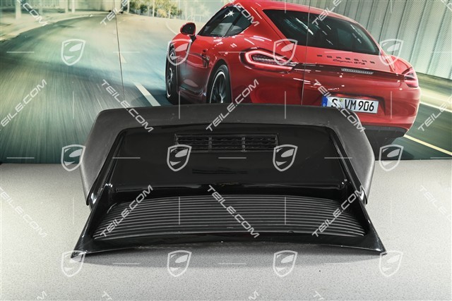 Rear spoiler, turbo, complete, damaged