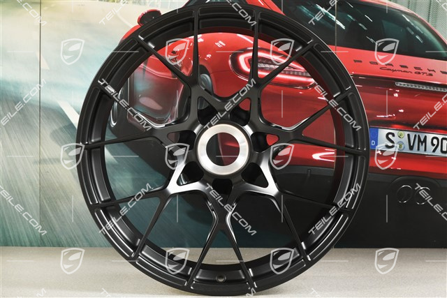 20" GT3RS Felge, 10J x 20 ET45, schwarz seidenmatt